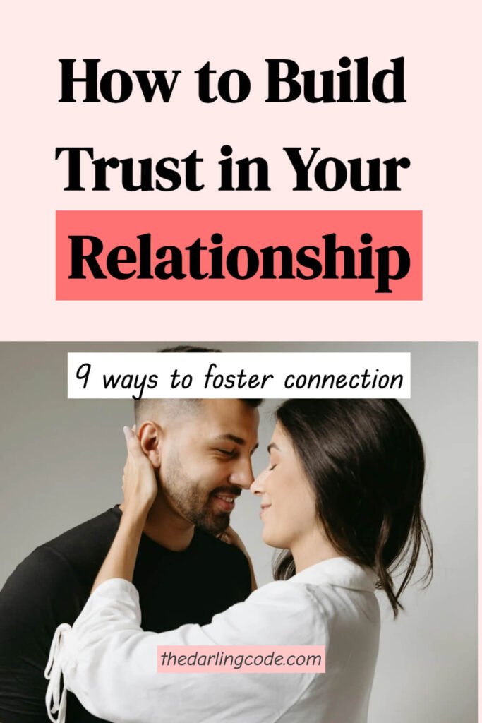 how to build trust in a relationship