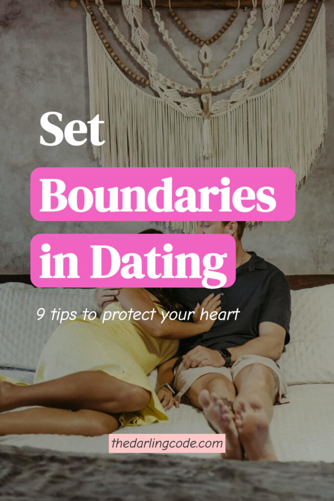 how to set boundaries in dating