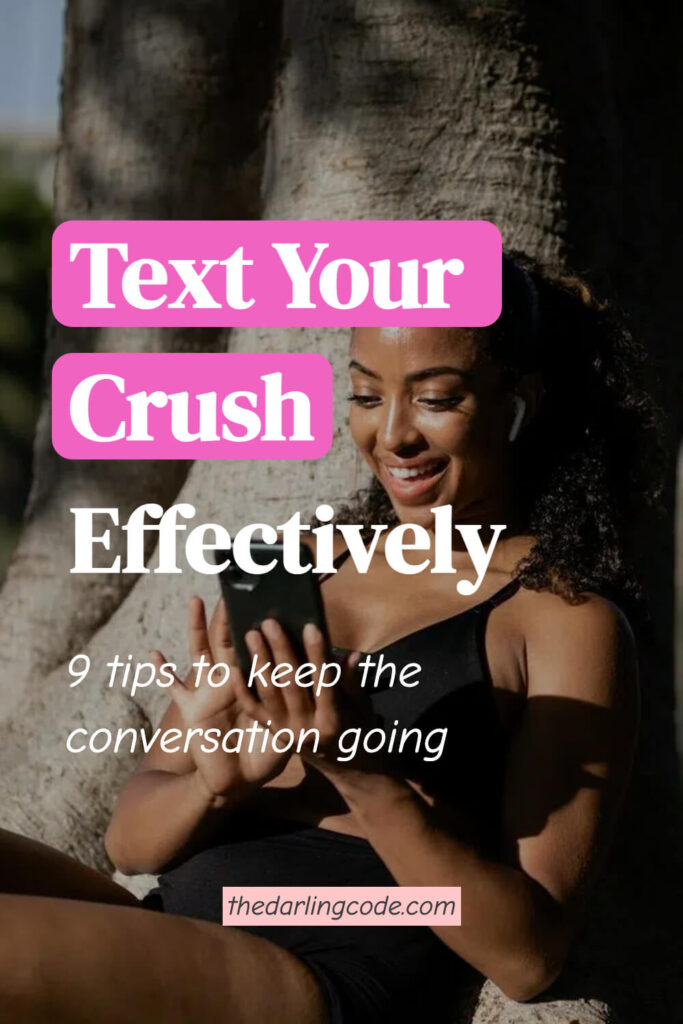 how to text your crush