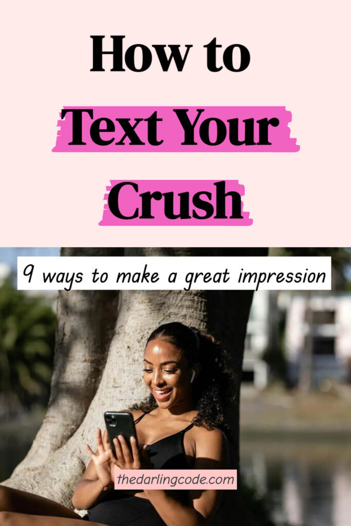 how to text your crush