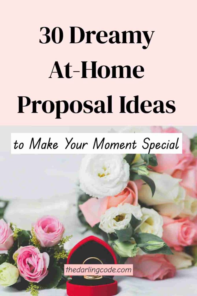 at home proposal ideas