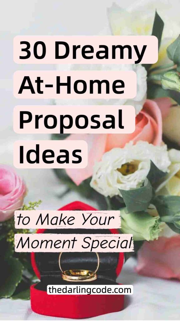 at home proposal ideas
