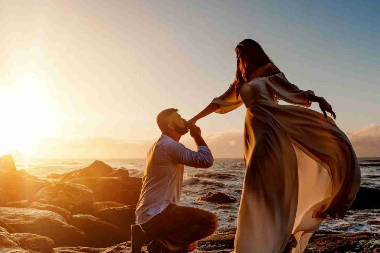 beach proposal ideas
