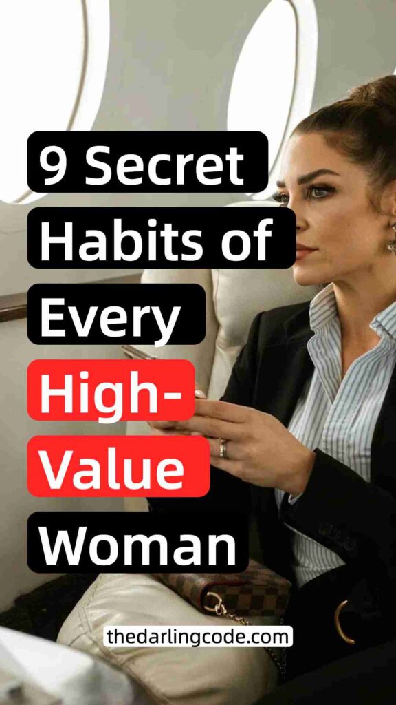 habits of every high value woman