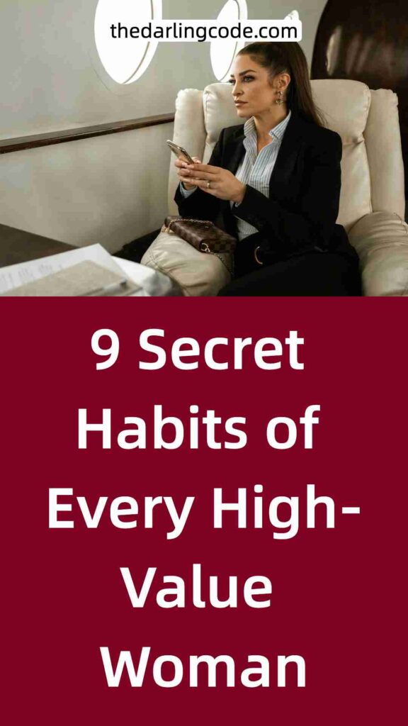 habits of every high value woman