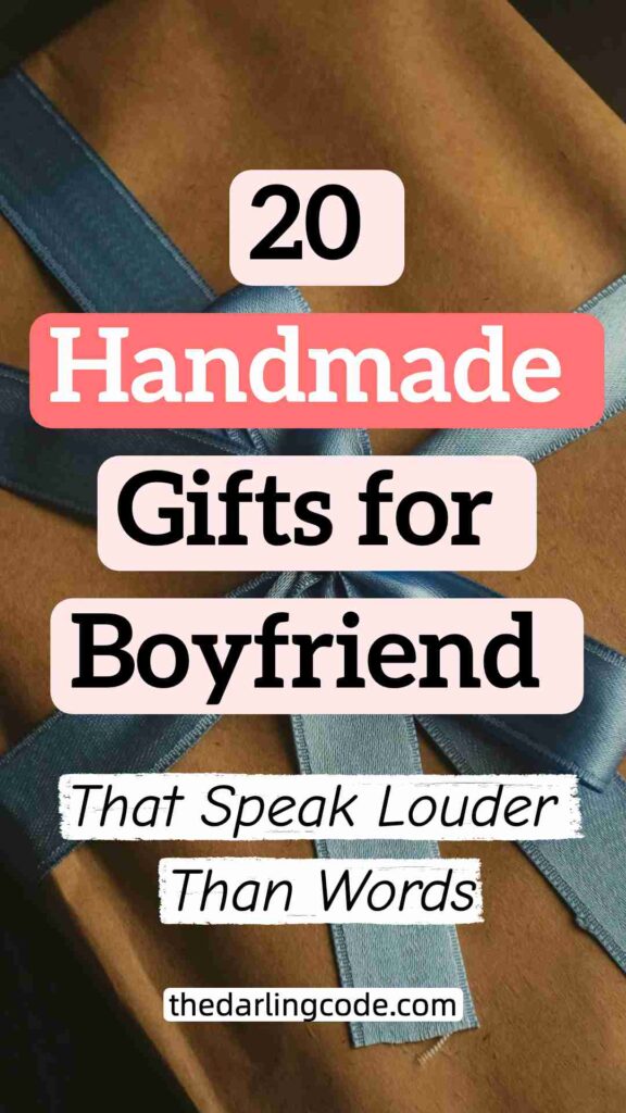 handmade gifts for boyfriend