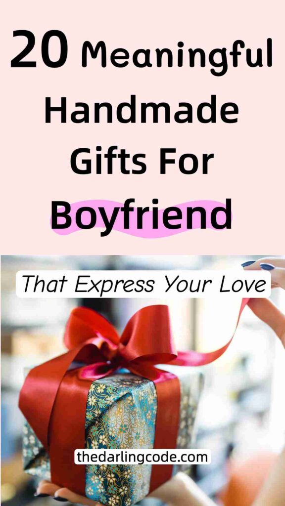 handmade gifts for boyfriend