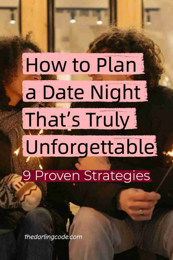 how to plan a date night