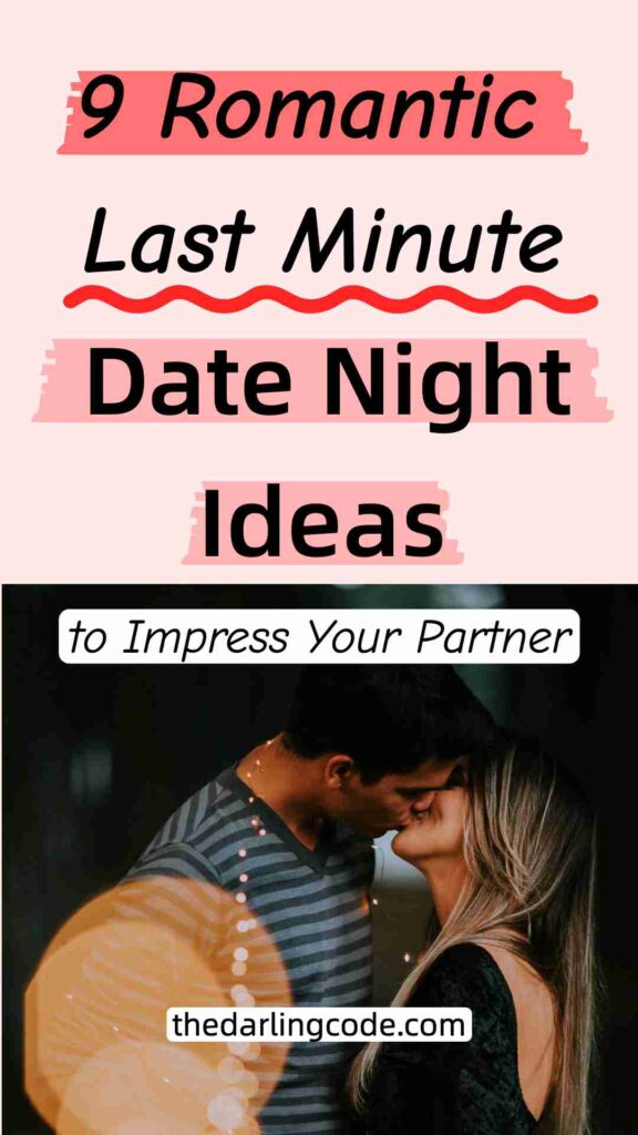 last minute date night ideas