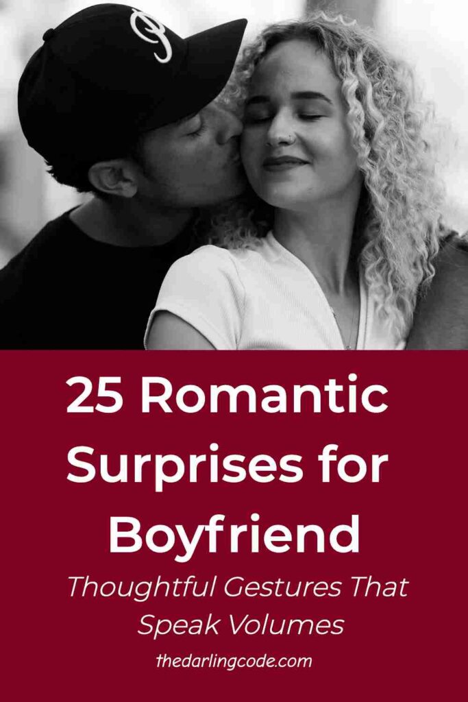 romantic surprises for boyfriend
