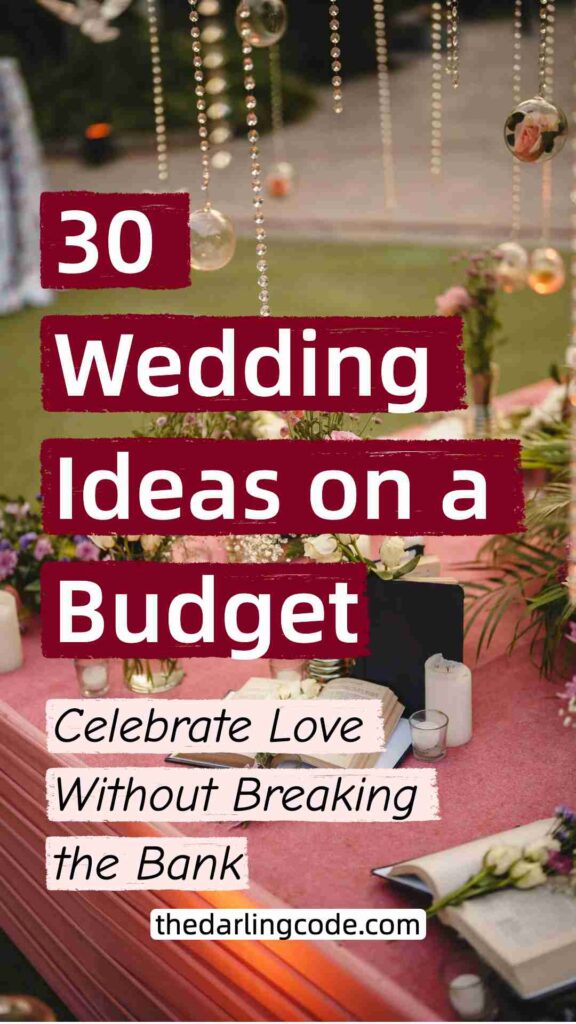 wedding ideas on a budget