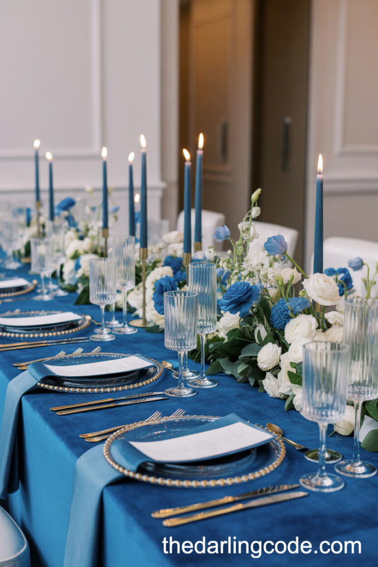 blue wedding theme ideas