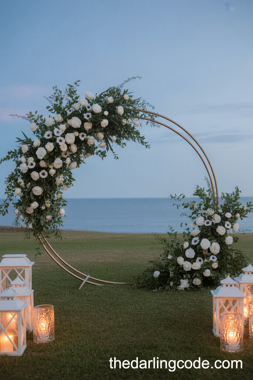 Magical Moon Gate Arch for a Twilight Boho Ceremony