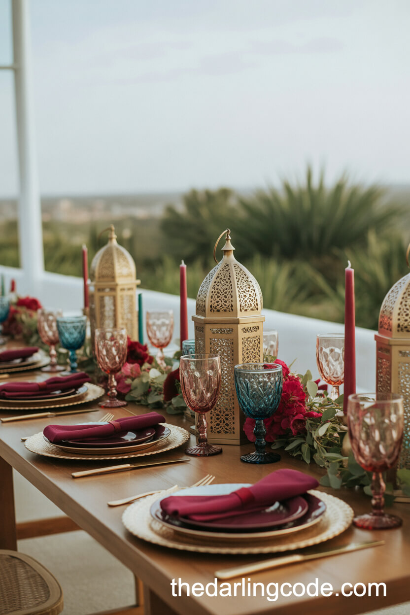 boho wedding table decorations