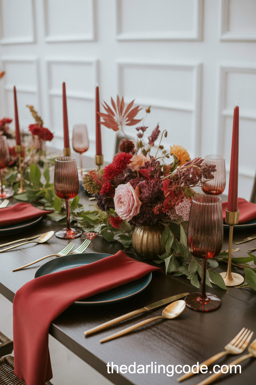 boho wedding table decorations