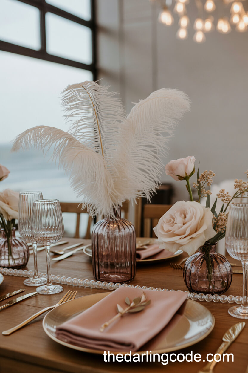boho wedding table decorations