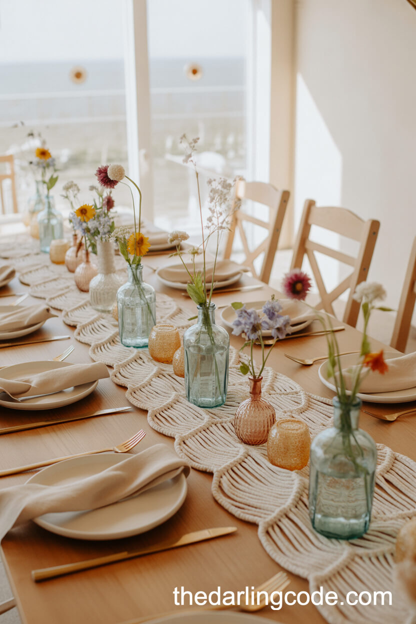 boho wedding table decorations