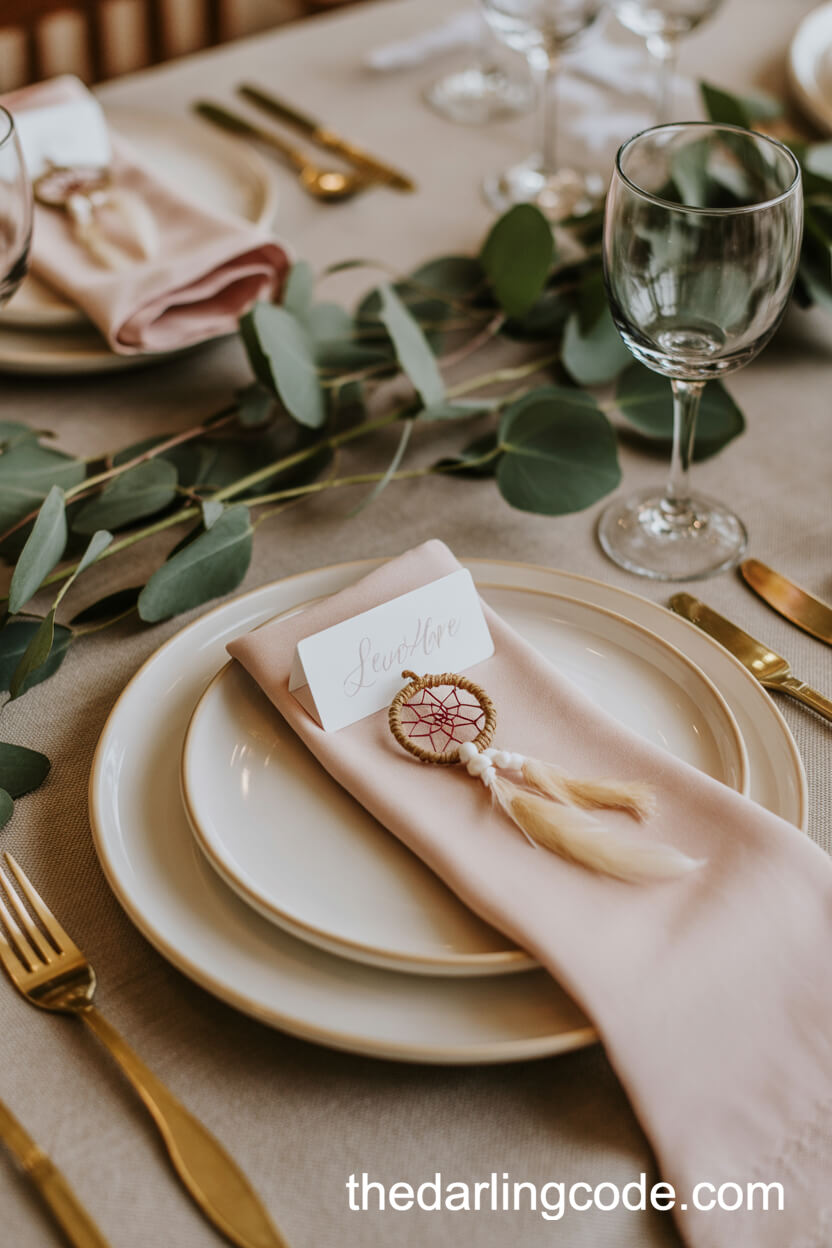 boho wedding table decorations