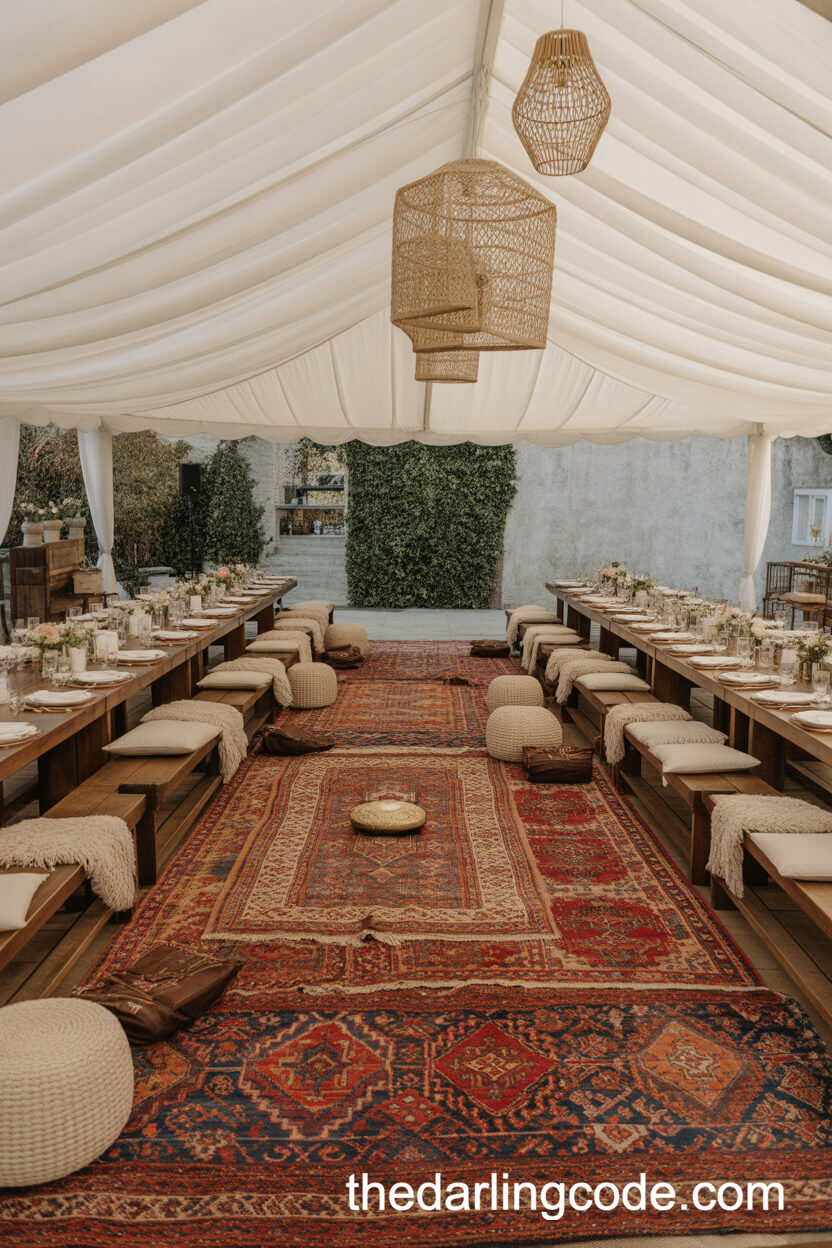 boho wedding table decorations