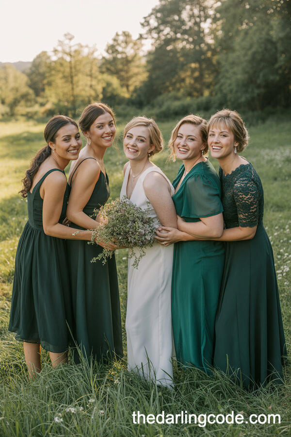 elegant emerald green wedding theme ideas