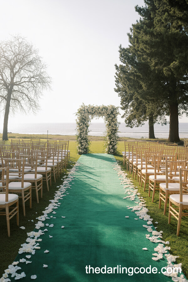 emerald green wedding theme ideas