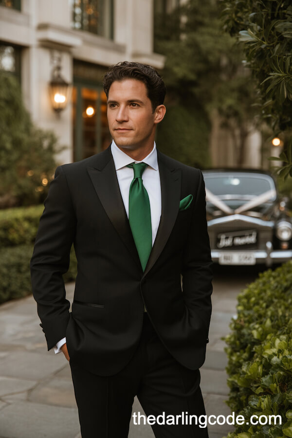 elegant emerald green wedding theme ideas