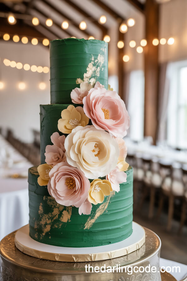 emerald green wedding theme ideas