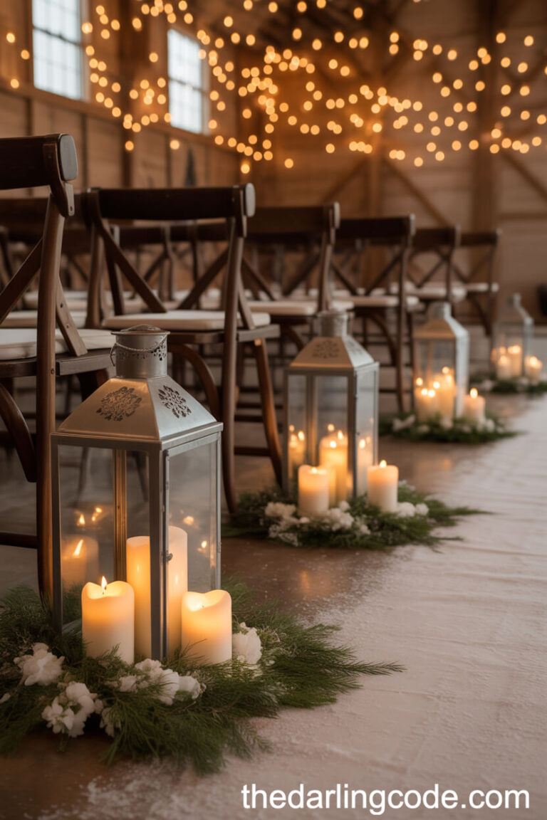 rustic winter wedding ideas