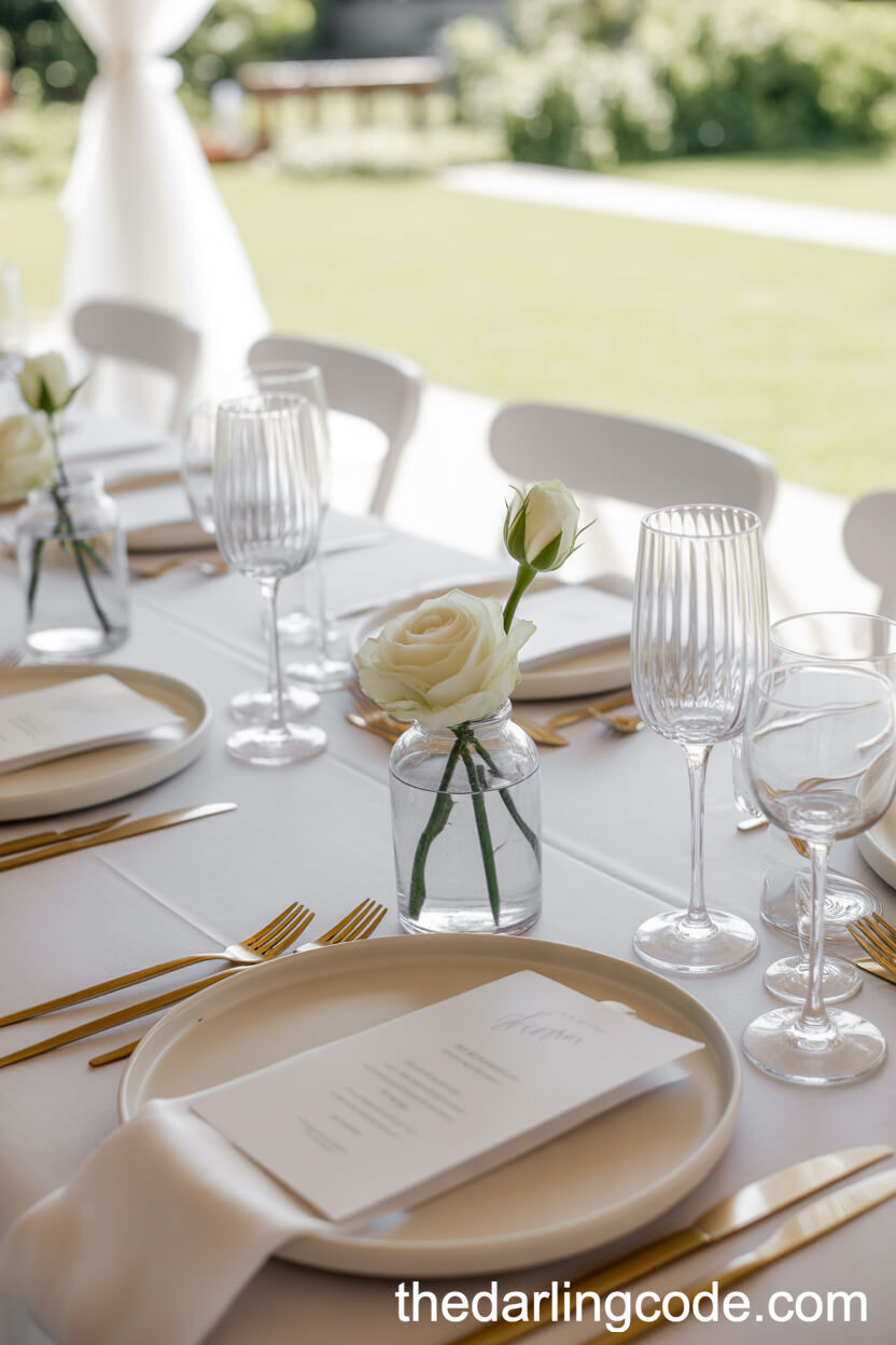 Bright and Airy Whites With Gold Accents