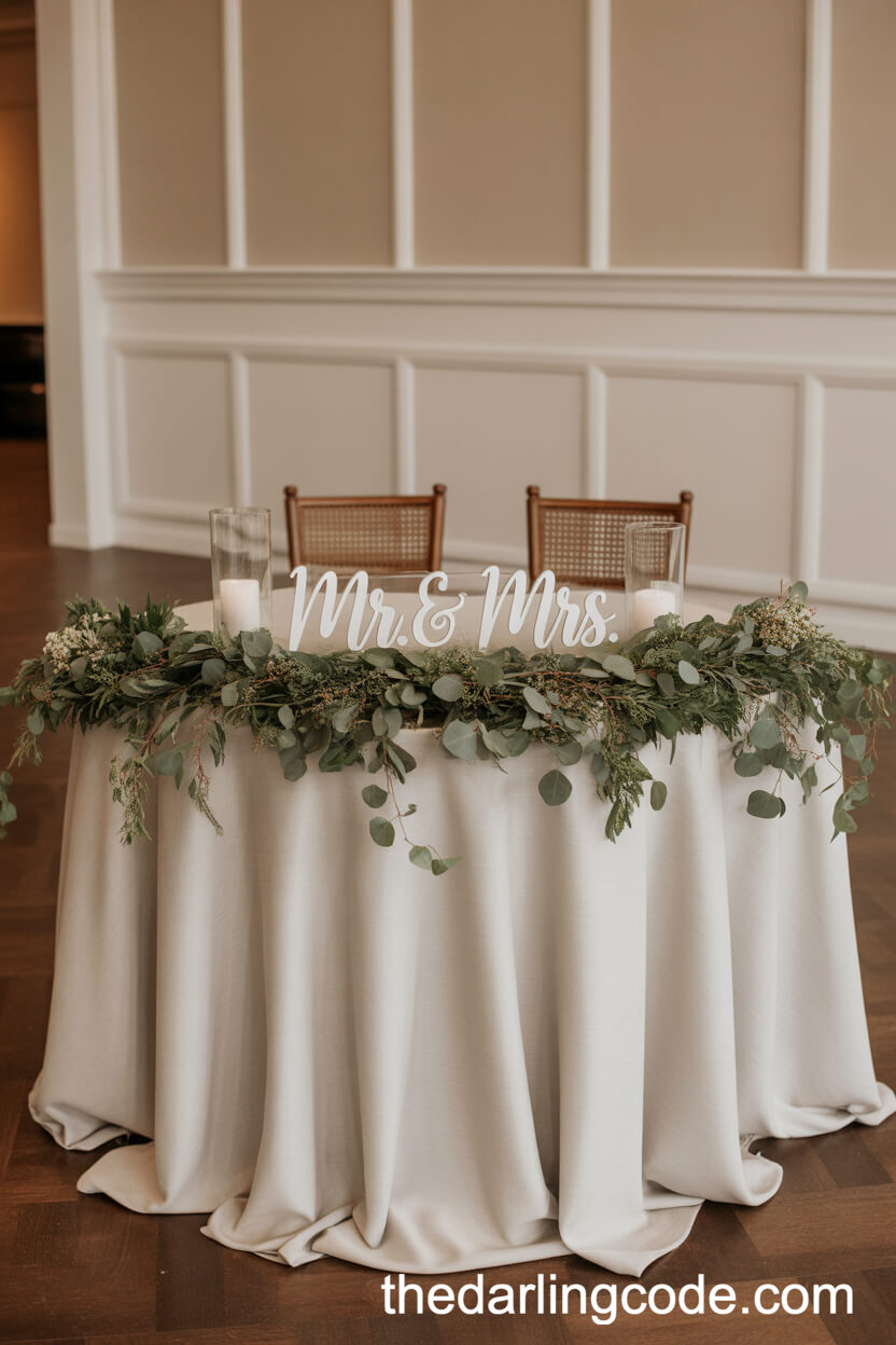 Sweetheart Table For Just The Two Of You