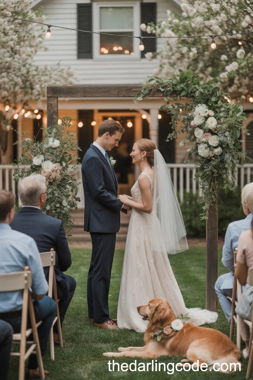Personalized Backyard Garden Wedding Moments