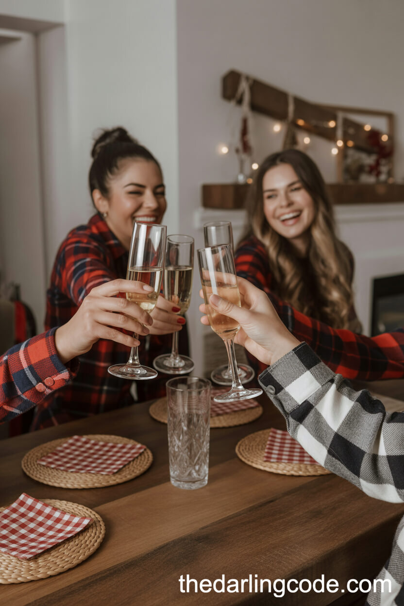 Flannel & Festivities: Rustic Winter Cheers