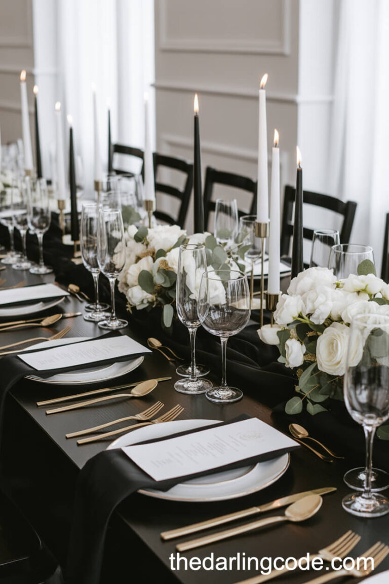 winter wedding table decorations