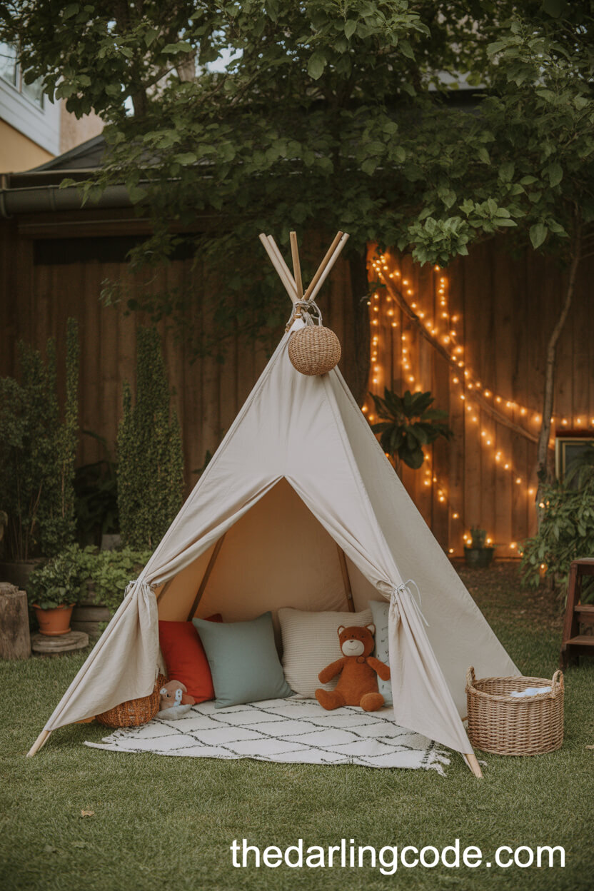 Magical Kids' Teepee Corner