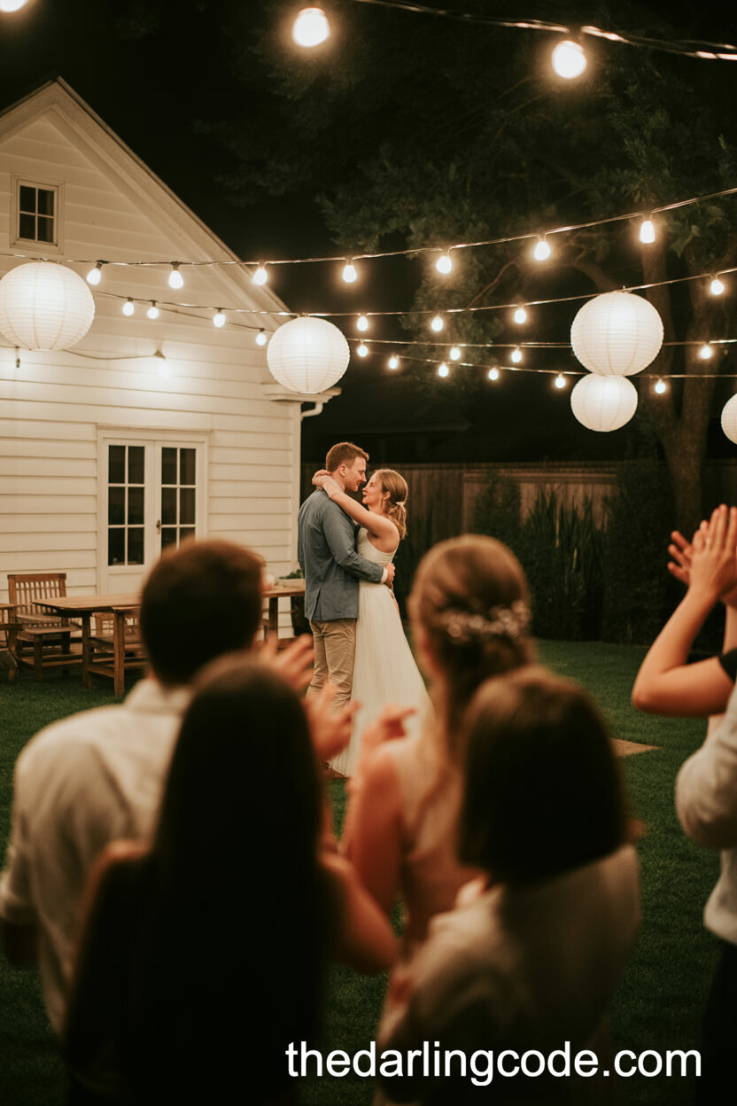 Nighttime First Dance Spotlight