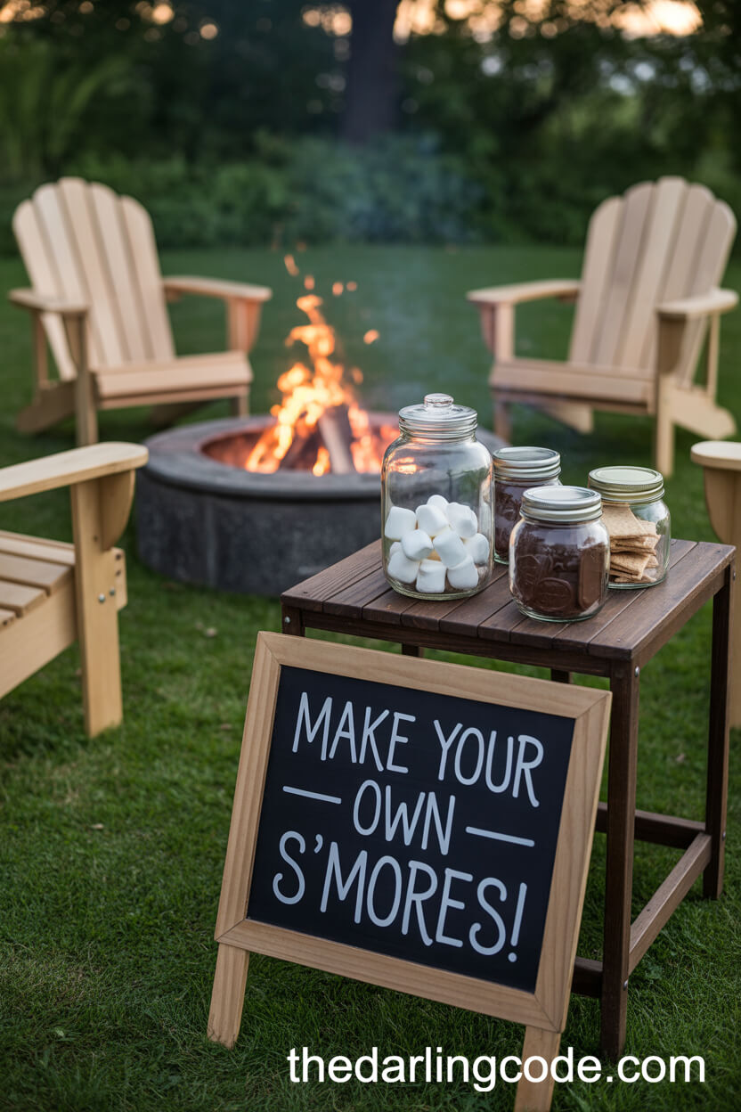 Fire Pit S'mores Gathering