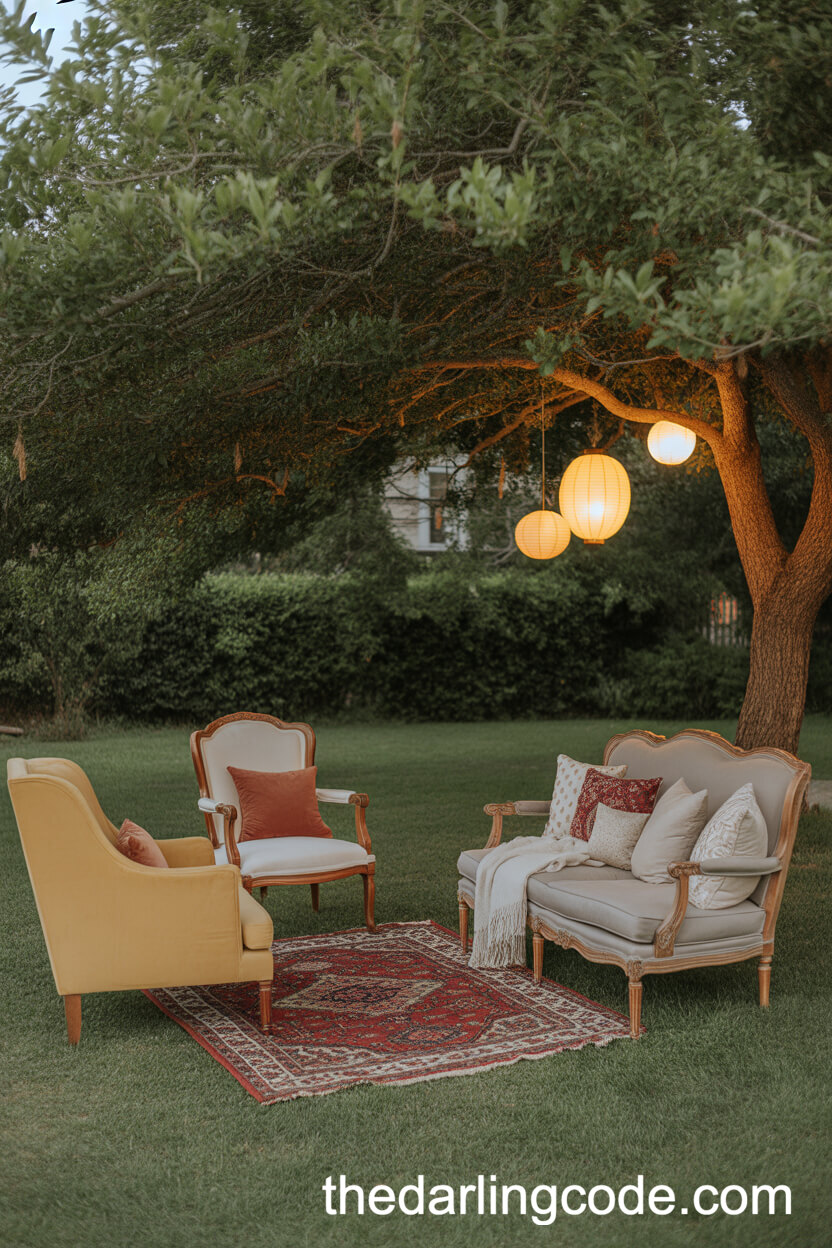 Vintage Lounge Seating Area
