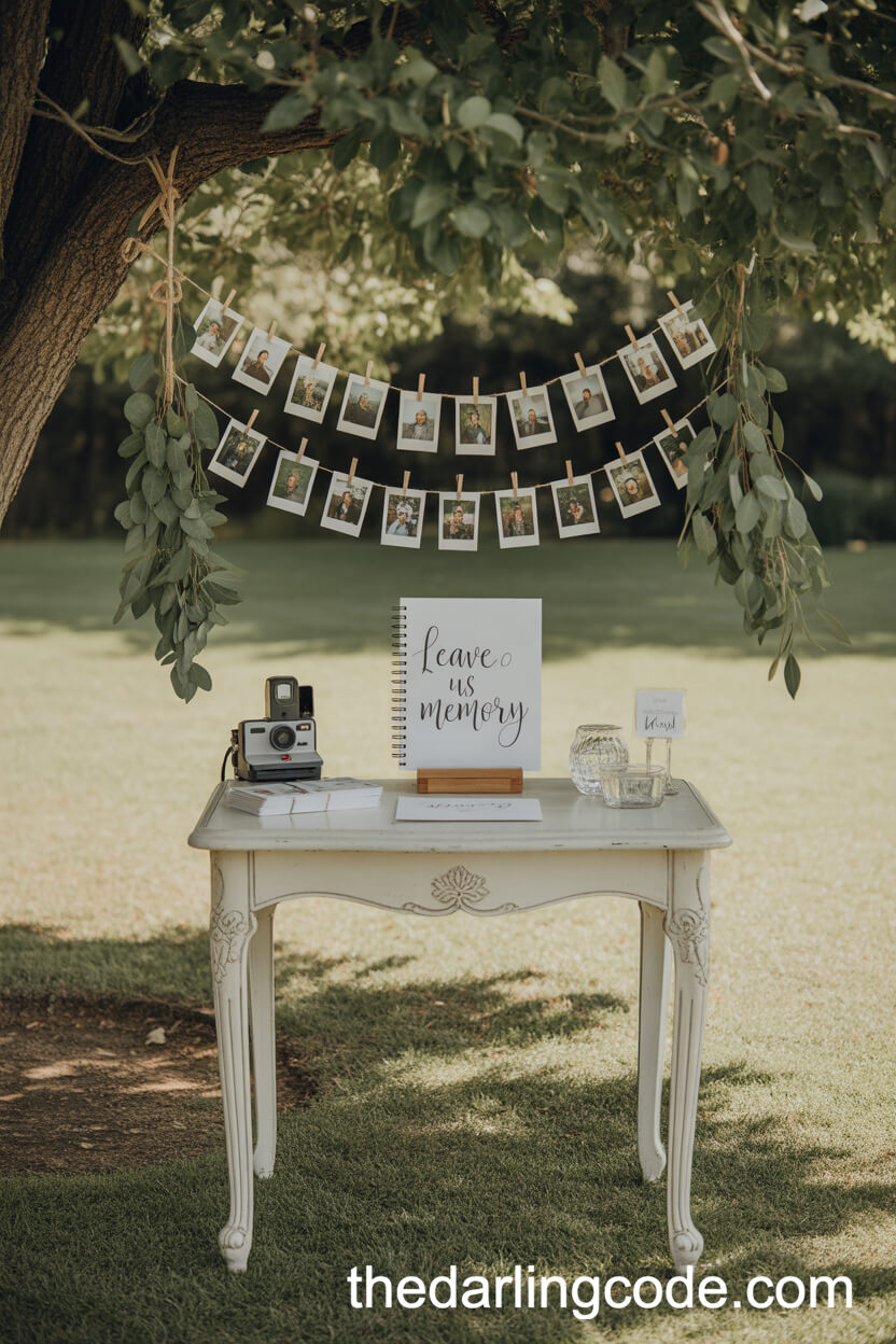 Polaroid Guestbook Memory Station