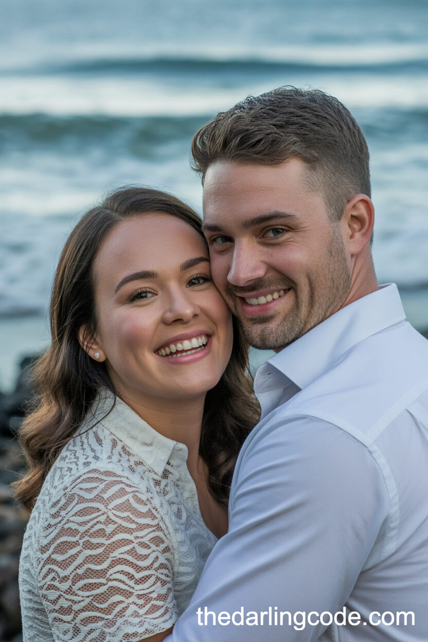 Close-Up Smiles With Ocean Backdrop