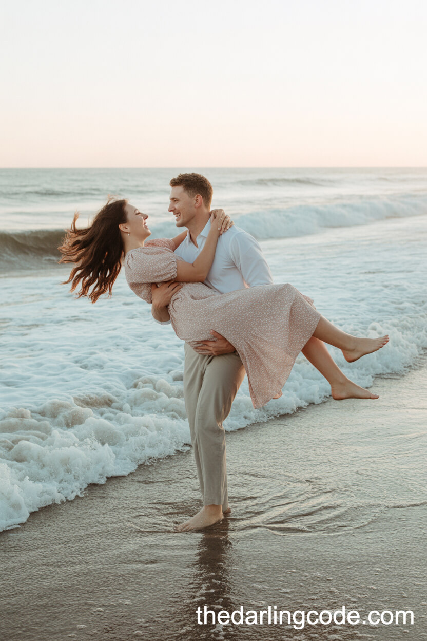 Lift And Laugh By The Surf