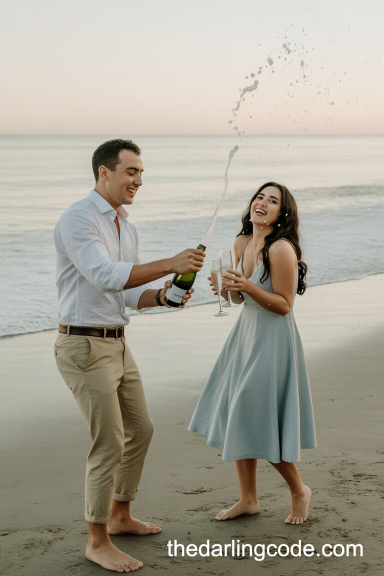 beach engagement photoshoot ideas