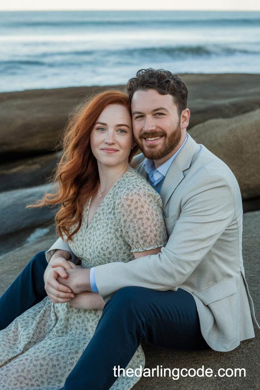 Windswept Romance On The Rocks