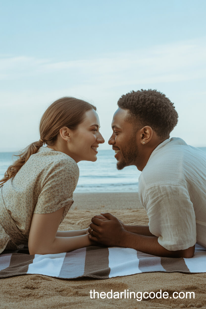 Side-By-Side On A Beach Towel