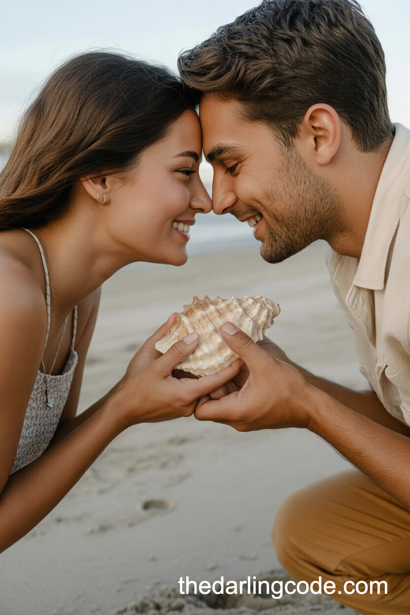 Close-Up With A Seashell