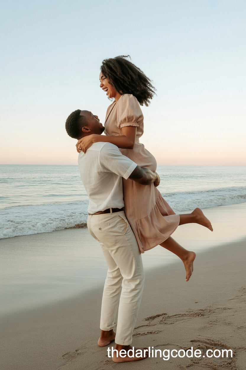 Playful Lift By The Ocean