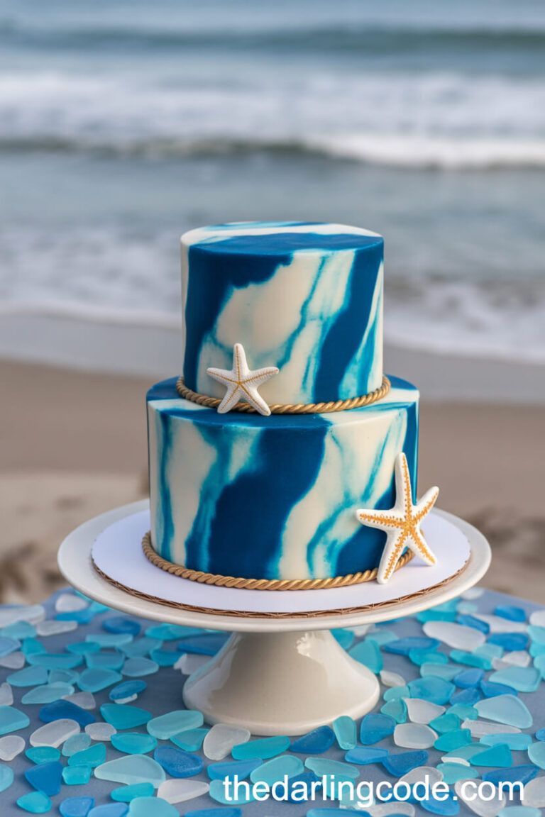 beach wedding cake ideas