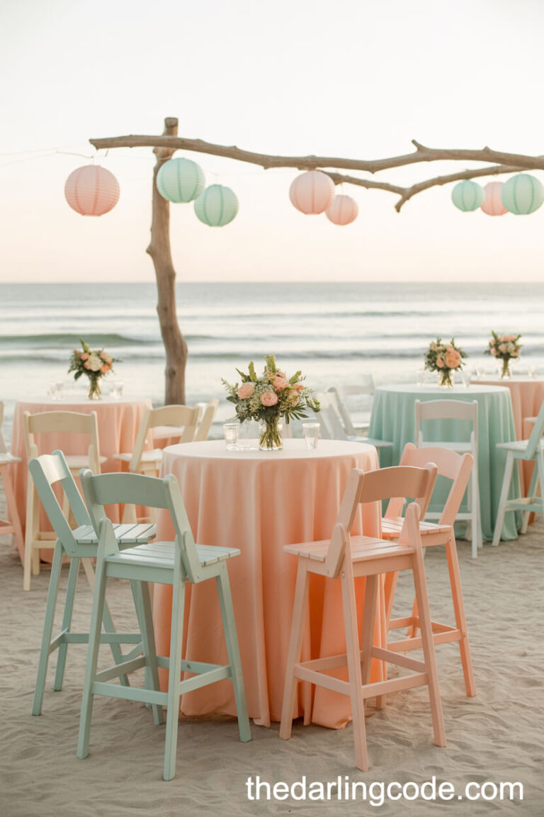 beach wedding colors