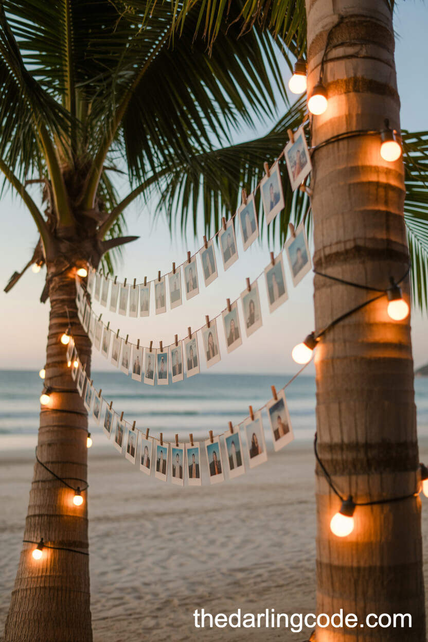 String Light Photo Display