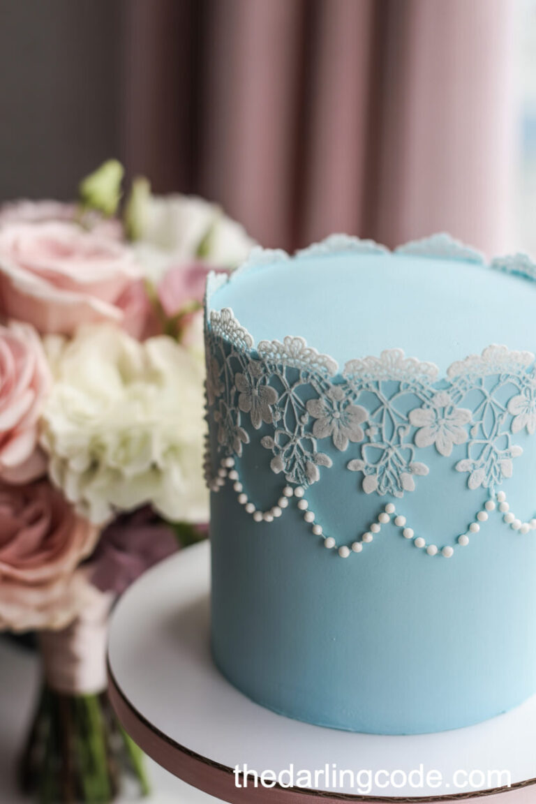 blue wedding cake ideas