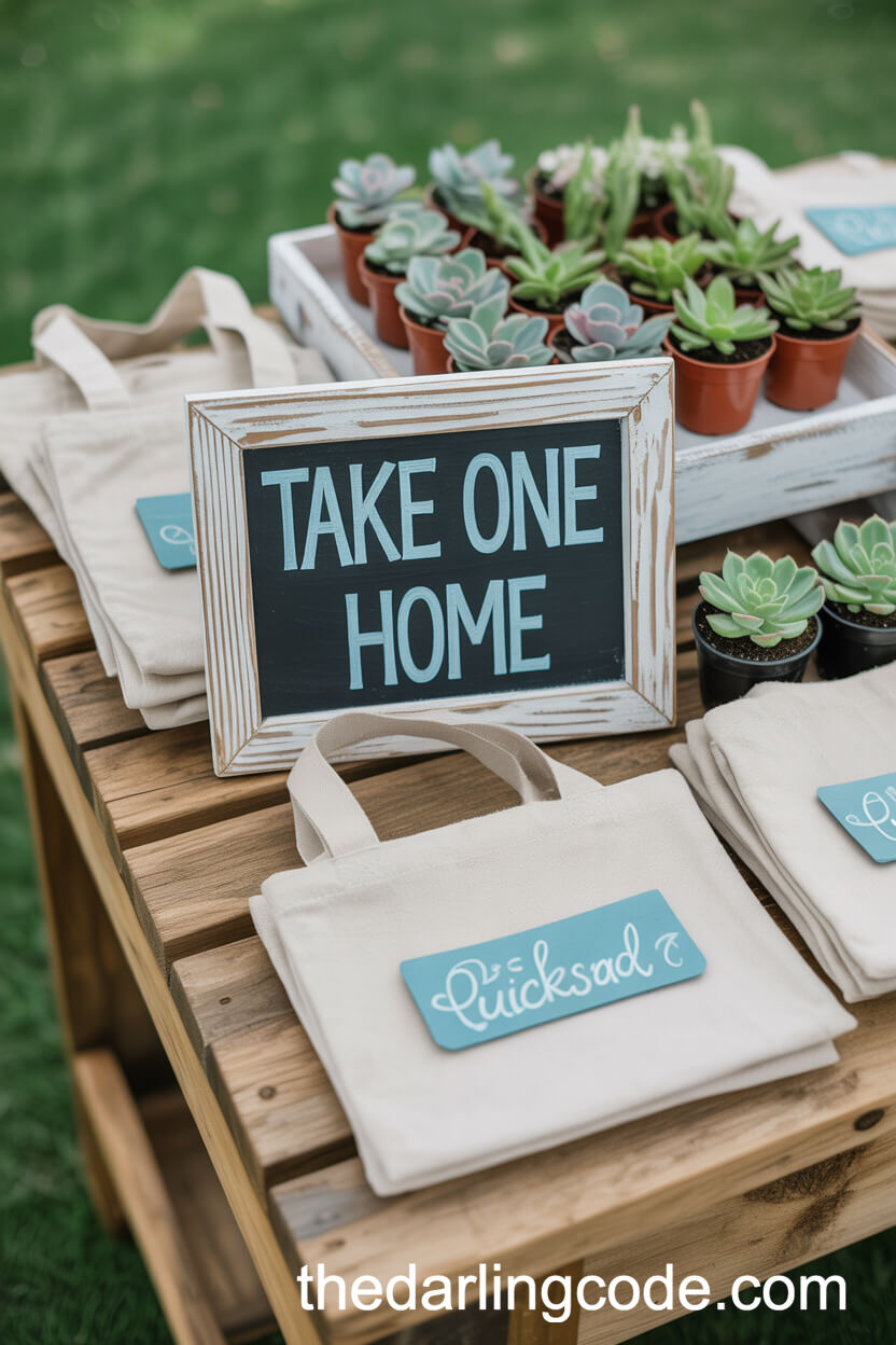 Eco-Friendly Boho Wedding Favors